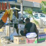 Street vendor in Francistown