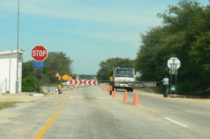 Police check north of Okavango Delta