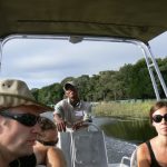 Tour into the Delta begins with a motorboat ride