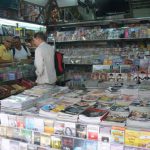 Brazil - Sao Paulo - newspaper stalls sell many serious