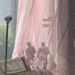 Brazil - Sao Paulo - construction workers  along Avenida Paulista