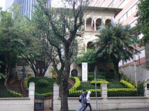 Brazil - Sao Paulo - classic building along Frei Caneca