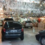 Brazil - Sao Paulo - cars parked in a lighting