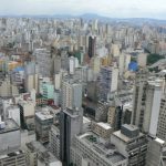 Brazil - Sao Paulo - view north from Edificio Italia