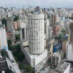 Brazil - Sao Paulo - view west from Edificio Italia