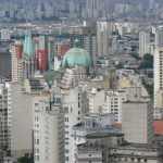 Brazil - Sao Paulo - view east from Edificio Italia