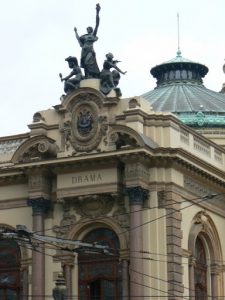 Brazil - Sao Paulo - municipal theatre baroque details