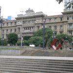 Brazil - Sao Paulo - museum on cathedral square, Praca