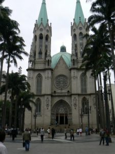 Brazil - Sao Paulo - cathedral on Praca de Se