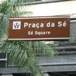 Brazil - Sao Paulo - cathedral square, Praca de Se,