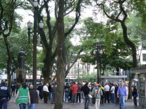 Brazil - Sao Paulo - cathedral square, Praca de Se,