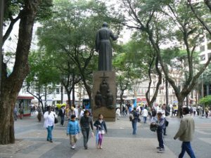 Brazil - Sao Paulo - cathedral square, Praca de Se;