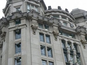 Brazil - Sao Paulo - cathedral square area;  art deco