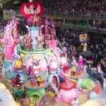 Brazil - Sao Paulo - fantastic Carnival parade floats are