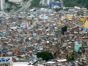 View of Rocinha slum, Rio de Janeiro