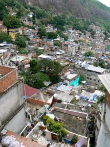 View of Rocinha slum, Rio de Janeiro