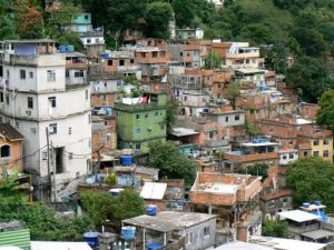 View of Rocinha slum, Rio de Janeiro