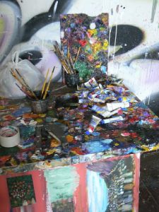 Artist's palette in Rocinha