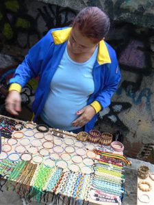 Jewelry maker in Rocinha