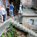 Risky open stairways in Rocinha