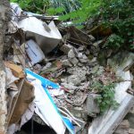Collapsed home in Rocinha due to poor construction