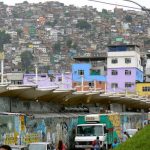 View of Rocinha looking up from the entrance