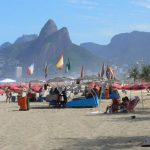 Brazil - Rio - Ipanema Beach looking south toward Pedra