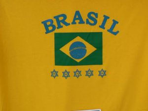 Brazil flag with Jewish stars (?)