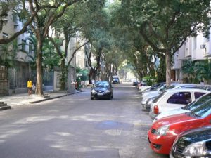 Brazil - Rio - Copacabana residential street