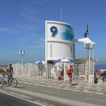 Brazil - Rio - Ipanema Beach aid station and restrooms