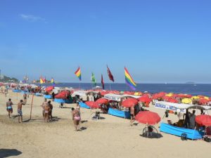 Brazil - Rio - Ipanema Beach looking north toward Copacabana