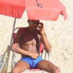 Brazil - Rio - Ipanema Beach chaise attendant