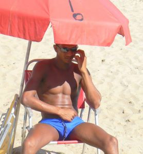 Brazil - Rio - Ipanema Beach chaise attendant