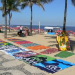 Brazil - Rio - Ipanema Beach  Souvenir towels for sale