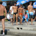 Brazil - Rio - Ipanema Beach is famous for its