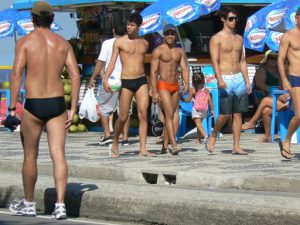 Brazil - Rio - Ipanema Beach is famous for its