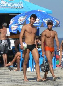 Brazil - Rio - Ipanema Beach is famous for its