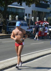 Brazil - Ipanema Beach; Every Sunday, the roadway closest to