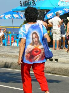 Brazil - Ipanema Beach; Every Sunday, the roadway closest to