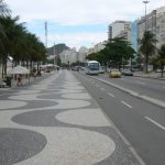 Brazil - Rio - Copacabana Beach; decorative sidewalk. More than