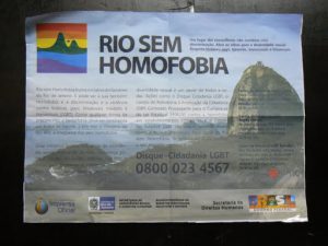 Brazil - Rio City - government anti-homophobia campaign