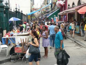 Brazil - Rio City - Centro area Saara neighborhood bazaar