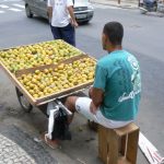 Brazil - Rio City - Centro area Saara neighborhood bazaar, lemon