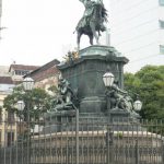 Brazil - Rio City - Centro area equestrian statue of some