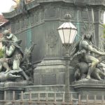 Brazil - Rio City - detail of equestrian statue depicting natives