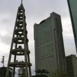 Brazil - Rio City - Centro area, cathedral steeple  and