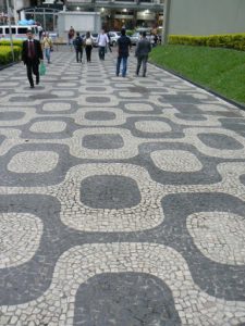 Brazil - Rio City - Centro area, decorative walkway