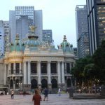 Brazil - Rio City - Centro area, municipal theatre on