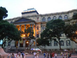 Brazil - Rio City - Centro area, national library on