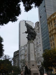 Brazil - Rio City - Centro area, memorial statue on